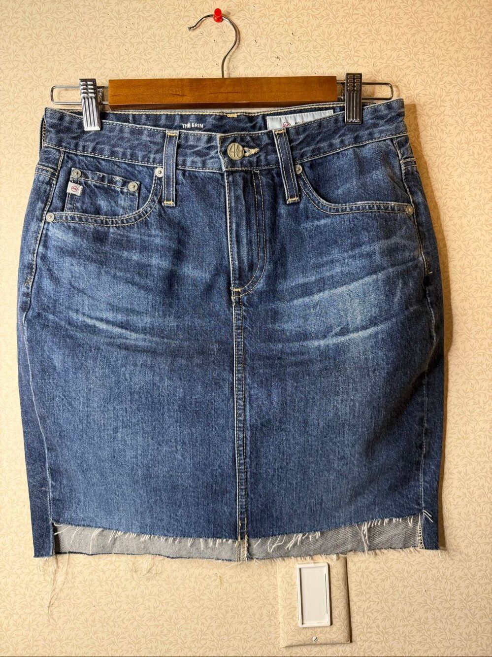 NWOT AG Denim mini skirt